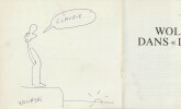 Wolinski dans " L'Huma ". ( Avec dessin original, signé, pleine page de Georges Wolinski ).. ( Dessins Originaux ) - Georges Wolinski - René Andrieu.