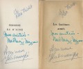 Anne-Marie, tome 1 et 2. Personne ne m'Aime - Les Fantômes Armés. ( Signés par Elsa Triolet, Milton " Mezz " Mezzrow et l'athlète Jules Ladoumègue ). ...