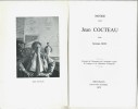 Notice sur Jean Cocteau par Georges Sion. Extrait de l'Annuaire de l'Académie Royale de Langue et de Littérature Française.. ( Jean Cocteau ) - ...