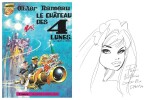 Olivier Rameau n&deg; 3 : Le Ch&acirc;teau des 4 Lunes. ( Avec superbe dessin original sign&eacute; de Dany sous forme de portrait de Colombe Tiredaile ).. ( Bandes ...