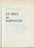 La Fille de Rappaccini et autres contes Fantastiques. ( Avec cordiale dédicace de Henri Parisot à Pierre-Béranger Biscaye ).. Nathaniel Hawthorne - ...