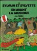 Sylvain et Sylvette, n° 16 : En avant la Musique. ( Avec superbe dessin original signé et daté, par Jean-Louis Pesch ).. ( Bandes Dessinées ) - ...