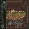 Journey to the Center of the Earth. CD vinyle réplica + obi, signé par Rick Wakeman.. ( CD Rock et Rock Progressif ) - Rick Wakeman - Jules Verne.