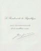 Carte de vœux, présidentielle avec signature autographie de Georges Pompidou.. ( Politique ) - Georges Pompidou.
