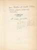 Le Corbillard de Jules. ( Exemplaire du service de presse avec belle dédicace et superbe lettre autographe de Alphonse Boudard à André Tillieu + ...