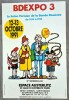 Magnifique affiche collector de Frank Margerin pour la 24ème Convention de la B.D - BDEXPO 3, du 12 et 13 octobre 1991 à Paris, Espace Austerlitz.. ( ...