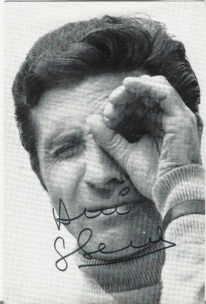 Carte postale EMI d&eacute;dicac&eacute;e par Gilbert B&eacute;caud.. ( Cartes Postales - Chanson Fran&ccedil;aise ) - Gilbert B&eacute;caud - Alain Sadoc.