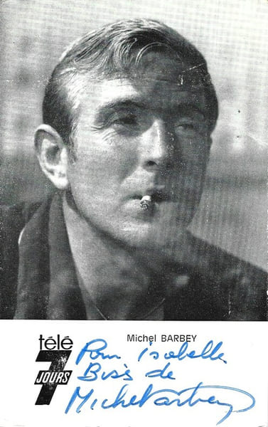 Carte postale T&eacute;l&eacute; 7 Jours sign&eacute;e par Michel Barbey.. ( Cartes Postales - Cin&eacute;ma ) - Michel Barbey.