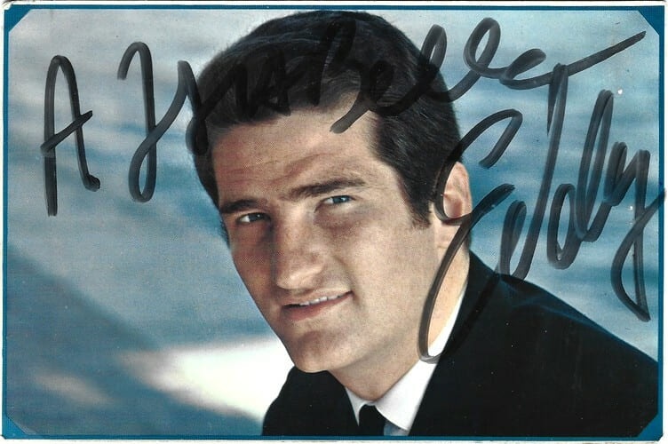 Carte Postale, Barclay en couleurs, d&eacute;dicac&eacute;e par Claude Moine dit Eddy Mitchell.. ( Cartes Postales - Chanson Fran&ccedil;aise ) - Claude Moine dit Eddy ...