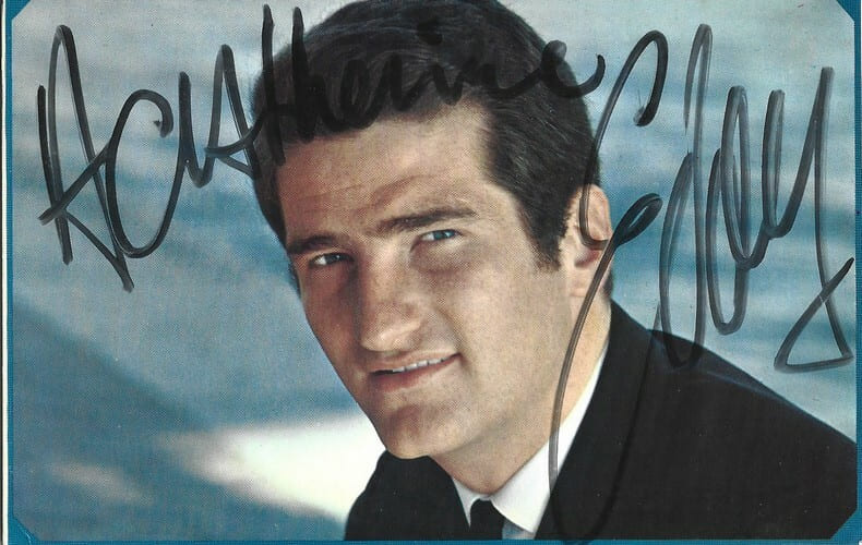 Carte Postale, Barclay en couleurs, d&eacute;dicac&eacute;e par Claude Moine dit Eddy Mitchell.. ( Cartes Postales - Chanson Fran&ccedil;aise ) - Claude Moine dit Eddy ...