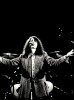 Patti Smith : Ensemble de 2 photographies en noir et blanc, prises par Jean-Louis Rancurel, lors d'un concert de Patti Smith.. ( Photographies - ...