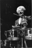 Magnifique photographie originale argentique, en noir et blanc, du percussioniste et multi-instrumentiste Ernesto Antonio Puente Jr dit Tito Puente, ...