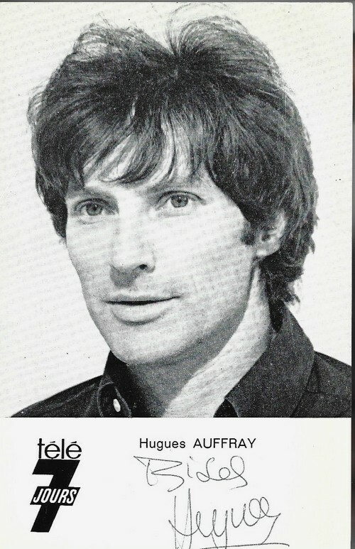 Carte postale Télé 7 Jours dédicacée par Hugues Auffray.. ( Cartes Postales - Chanson Française ) - Hugues Auffray.