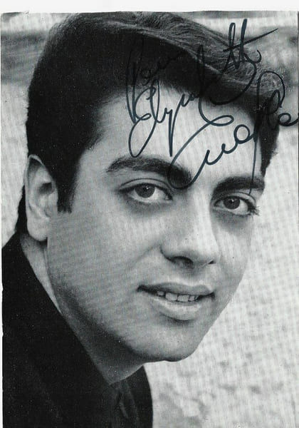 Carte postale Philips d&eacute;dicac&eacute;e par Enrico Macias.. ( Cartes Postales - Chanson Fran&ccedil;aise ) - Enrico Macias.