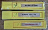 Lot de 3 courts métrages : Un Dessin Animé de Walt Disney : Mickey au Golf - Donald Artilleur - Pluto rencontre Pluto.. ( Cinéma ) - Walt Disney.