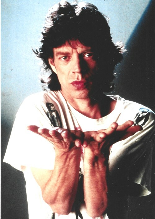 Magnifique photographie en retirage couleurs, sur papier photo, de Mick Jagger.. ( Photographies - Musique - The Rolling Stones ) - Sir Michael Philip ...