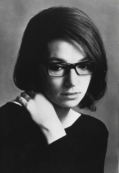 Magnifique photographie en tirage argentique " Clich&eacute; Philips " d'&eacute;poque en noir et blanc de Nana Mouskouri.. ( Photographies - Musique ) - Nana ...