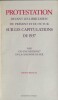 Protestation devant les Libertaires du pr&eacute;sent et du futur sur les Capitulations de 1937, par un " Incontr&ocirc;l&eacute; " de la colonne de Fer. Edition ...