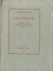 La Vérité .  Poème inédit publié sur le manuscrit autographe par Gilbert Lély. ( Tirage limité à 450 exemplaires numérotés sur vergé pur fil ).. ( ...
