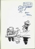 Une Aventure de Boule et Bill : Boule contre les Mini-Requins. ( Avec superbe dessin original de l'éditeur Yann Rudler et carte de voeux pour 1979 ).. ...