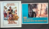 Magnifique portfolio collector 50 years of James Bond 007 : The Man with the Golden Gun. This pack contains 8 reproduction lobby card with free one ...