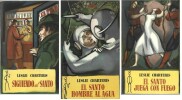 Tête de série de la collection espagnole, " El Santo " ( Le Saint ), accompagnée de 2 cartes postales avec photographies de Roger Moore, dans le rôle ...