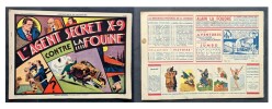L'Agent Secret X-9 contre la Fouine. ( Aventures et Mystère, première série avant-guerre ).. ( Bandes Dessinées - Alex Raymond - Dashiell Hammett ) - ...