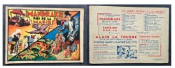 Mandrake, Roi de la Magie. ( Collection Merveilleuse, première série avant-guerre ).. ( Bandes Dessinées - Mandrake - Littérature adaptée au Cinéma ) ...