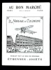 Dépliant du Grand Magasin " Au Bon Marché " pour les étrennes de 1910 : Le Mariage de Colombine.. ( Publicité - Aviation ) - Anonyme.