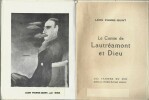 Le Comte de Lautréamont et Dieu. ( Un des 50 exemplaires numérotés sur Vélin Lafuma, complet de la feuille d'errata ).. ( Isidore Ducasse, Comte de ...