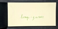 Loup-Garou. ( Tirage en sérigraphie ).. ( Bandes Dessinées - Arts Graphiques ) - Boris Vian - Evelyne Mary.