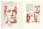 Ambre. Un Cimetière d'Impressions. Carnets 1991-1998. ( Couverture sérigraphiée ).. ( Bandes Dessinées - Arts Graphiques ) - Laurent Sautet dit Ambre ...