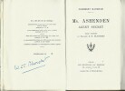 Mr Ashenden, Agent secret. ( Un des 55 exemplaires numérotés sur Vélin pur fil Lafuma, du tirage de tête, avec signature de  Madame E. R. Blanchet ).. ...