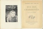 Rue des Charrettes.. Pierre Mac Orlan - Lucien Boucher.