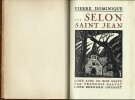 ...Selon Saint Jean. ( Exemplaire relié. Un des 80 exemplaires numérotés sur Vélin Pur Fil Lafuma ).. ( Science-Fiction Apocalytique ) - Pierre ...