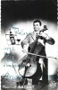 Photographie argentique du Studio Star, au format carte postale, représentant Maurice Baquet jouant du violoncelle, avec belle dédicace de ce ...