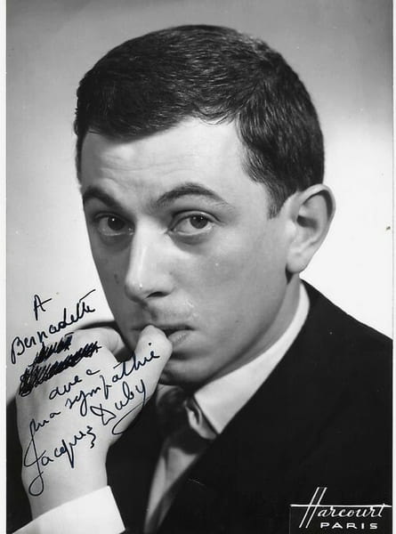 Photographie argentique du Studio Harcourt, repr&eacute;sentant Jacques Duby, avec belle d&eacute;dicace de ce dernier.. ( Cin&eacute;ma - Cartes Postales ) - Jacques ...
