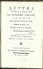 Lettre écrite à Madame La Comtesse Tation par le Sieur de Bois-Flotté, étudiant en droit - fil. Ouvrage traduit de l'Anglois. Nouvelle édition, ...