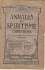 Revue mensuelle, scientifique et morale : Annales du Spiritisme Christique. Nos Morts Vivent. Mai 1934. . ( Esotérisme - Spiritisme ) - Allan Kardec - ...