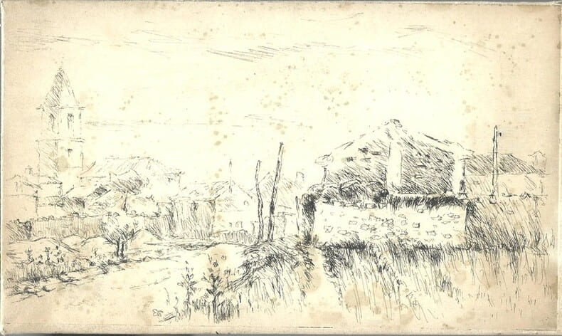 Gravure originale de Juan Sevilla Saez, tir&eacute;e sur arches, avec la plaque originale de zinc. ( Tirage &agrave; 20 exemplaires ).. ( Beaux-Arts ) - Juan ...