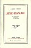 Lettres Françaises. ( Un des 700 exemplaires numérotés sur vélin pur fil ). . Joseph Conrad.