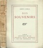 Des Souvenirs. ( Un des 100 exemplaires, réimposés, nominatis, numérotés sur papier Vergé Lafuma-Navarre ). . Joseph Conrad.