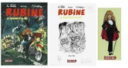 Rubine, The 90's, tome 16 : Le Prophète Blanc. ( Tirage spécial collector, embossé " Premier Tirage " signé par Mythic et Nico Van De Wallle + ...