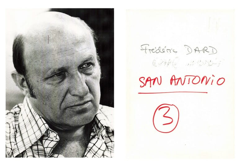 Superbe portrait photographique original de Fr&eacute;d&eacute;ric Dard en tirage argentique.. ( Photographies ) - Fr&eacute;d&eacute;ric Dard.
