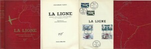 La Ligne. Mermoz, Guillaumet, Saint-Exupéry et leurs compagnons d'épopée. Illustrations de Yvonne Préveraud de Sonneville.  ( Tirage en cartonnage dit ...