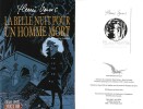 La Belle nuit pour un homme mort. ( Tirage limité à 150 exemplaires avec cachet Henri Vernes, illustré, numérotés et signés par Philippe Foerster + ...