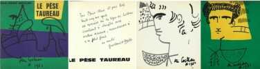 Le Pèse Taureau. ( Avec superbe dédicace, pleine page, de Jean-Marie Magnan à l'écrivain Yves Berger et à son épouse ).. ( Tauromachie - Pedro ...