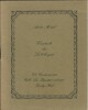 Cantode du Lobélisque. ( Tirage unique à 1000 exemplaires numérotés ).. ( Collection Les Poquettes Volantes  ) - André Martel.