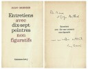 Entretiens avec dix-sept peintres non figuratifs. ( Exemplaire du service de presse, avec prière d'insérer et cordiale dédicace de Jean Grenier ).. ( ...