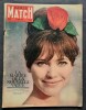 Paris Match n° 624 du 25 Mars 1961 : La Mariée de la Nouvelle Vague. Le Roman d'amour d'Anna Karina et Jean-Luc Godard a commencé par une petite ...